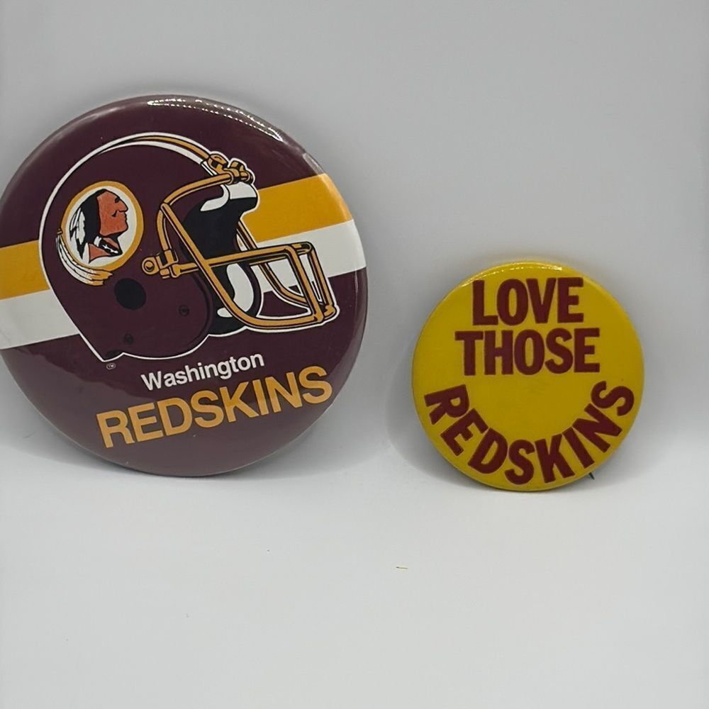 Washington Redskins Vintage Button Set